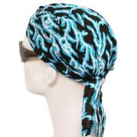 Light Blue Lightning Head Wrap