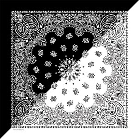 Pics Photos - Black And White Bandana Pattern