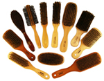 wooden hair brushes