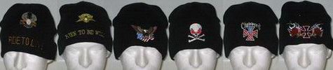 embroidered beanie